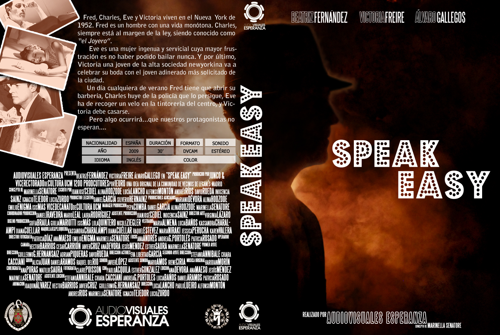 Caratula DVD Speak Easy